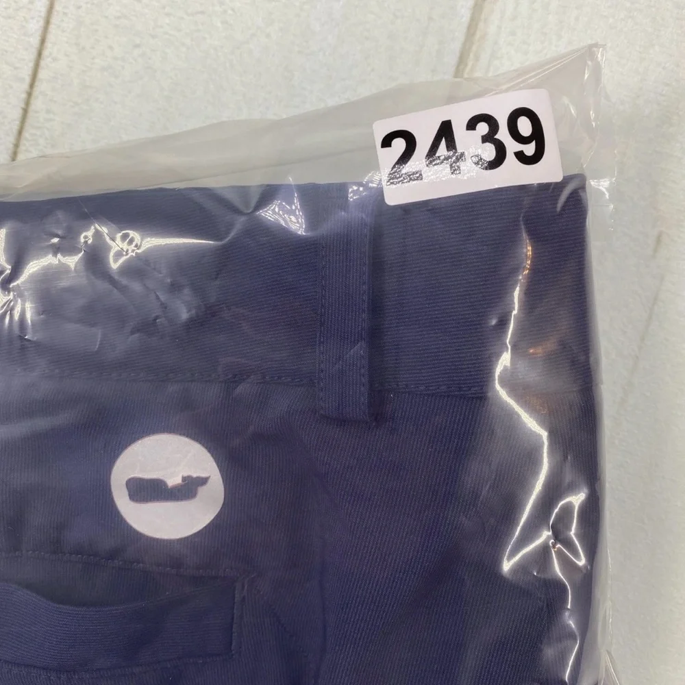 Vineyard Vines Fairway Pants Mens 33x30 Blue Stretch Golf Chinos 1P0254 - Picture 10 of 10